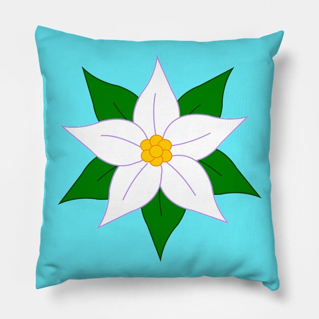 Poinsettia Pillow by traditionation