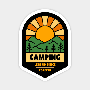 Camping Legend Since Forever Magnet