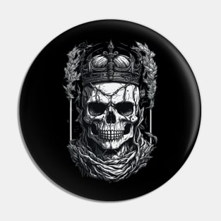 Intricate Skull Pin