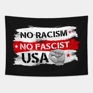 NO FASCIST, NO RACISM Tapestry