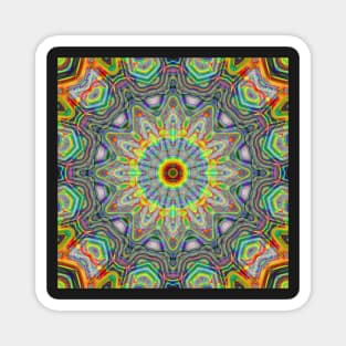 Psychedelic Trippy Acid Art Magnet