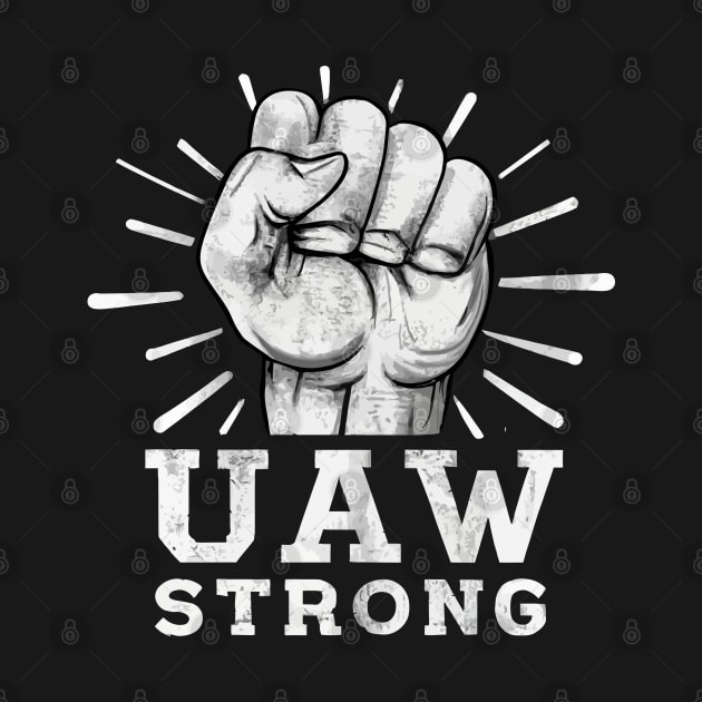 UAW STRONG Grunge by Space Monkeys NFT