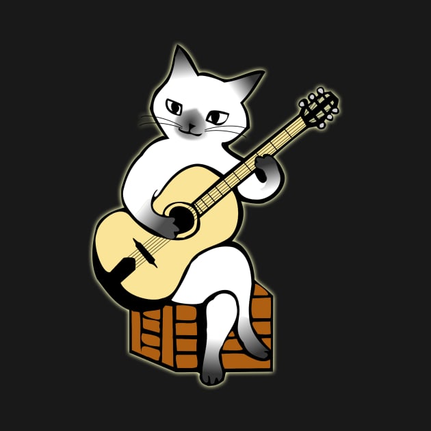 Cat Playing Guitar | Funny Cat by DonnaPeaches