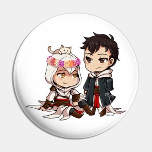 Chibi Altair and Malik Pin