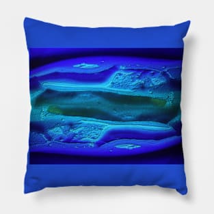 Lapislazuli Rock Texture Pillow