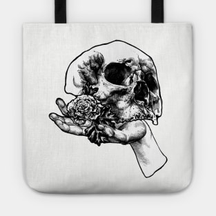 Skull And Hand Tote