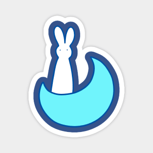 Blue Moon Bunny Magnet