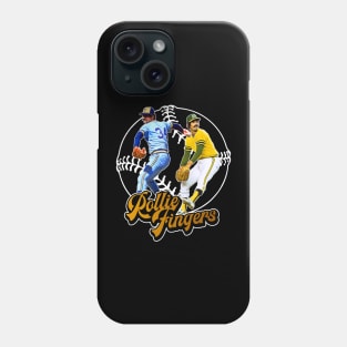 Retro Rollie Fingers Gold Tribute Phone Case