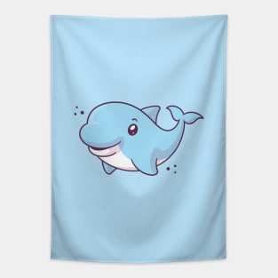 Dolphin Kawaii Tapestry