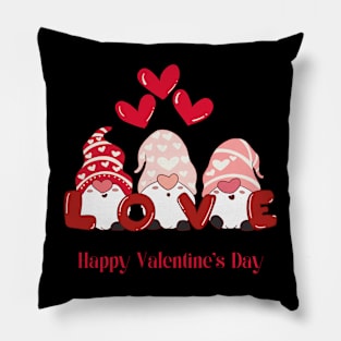 3 Love Gnomes Pillow