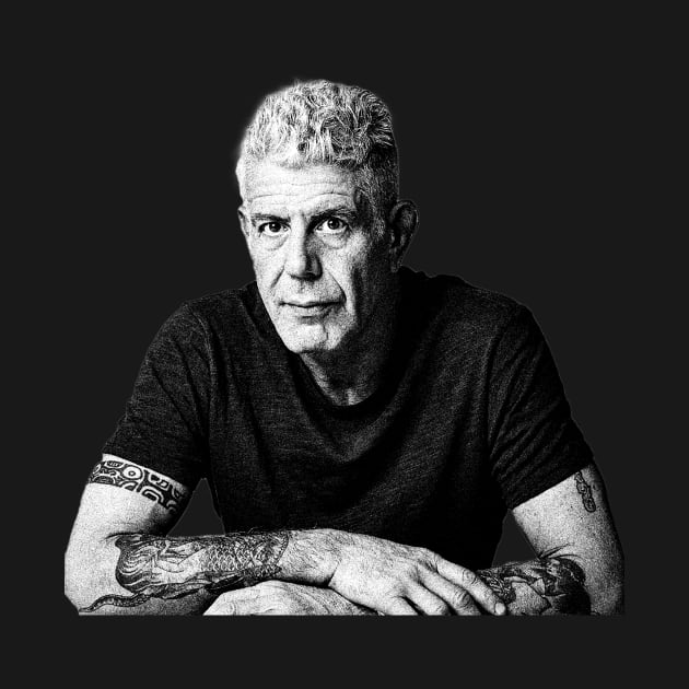 anthony bourdain by wallofgreat