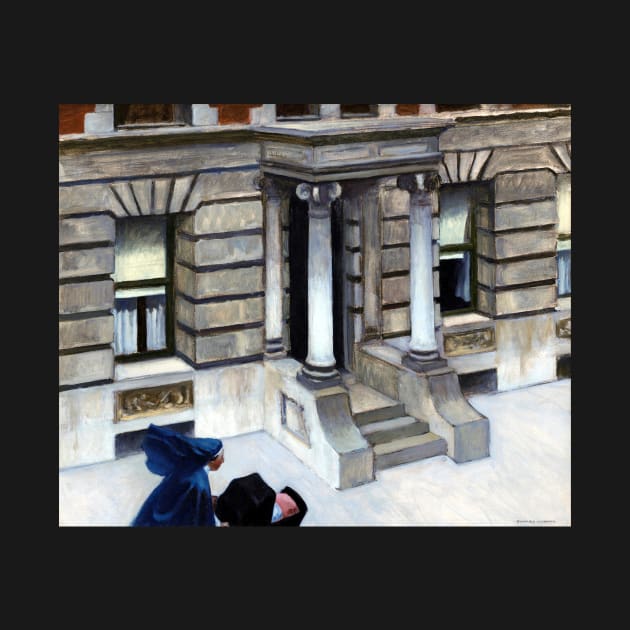 High Resolution Edward Hopper New York Pavements 1925 by tiokvadrat