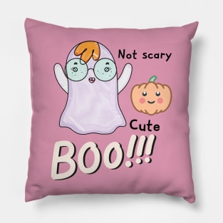 Not Scary Cute BOO Pillow