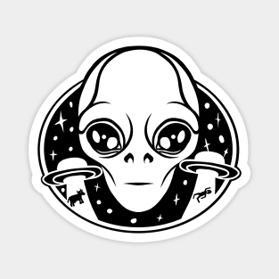 Alien Abduction UFO Extraterrestrial Flying Space Aliens Magnet