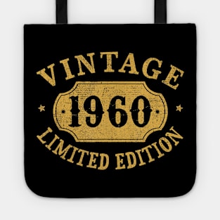 1960 60 years old 60th Limited Birthday, Anniversary Gift T-Shirt Tote
