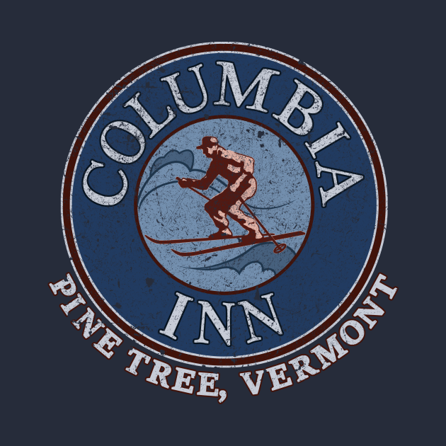 Disover Columbia Inn - Pine Tree Vermont (version 2- distressed) - Movies - T-Shirt
