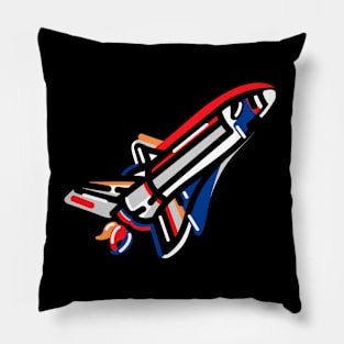 Minimalist Space Ship Pillow