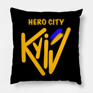 Kyiv. Ukraine hero cities (UHC). Pillow