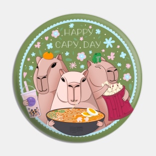 Capybaras Pin