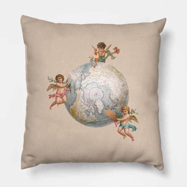 Heal the World Pillow by enkeldika2