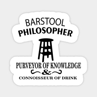 Barstool Philosopher T-Shirt Magnet