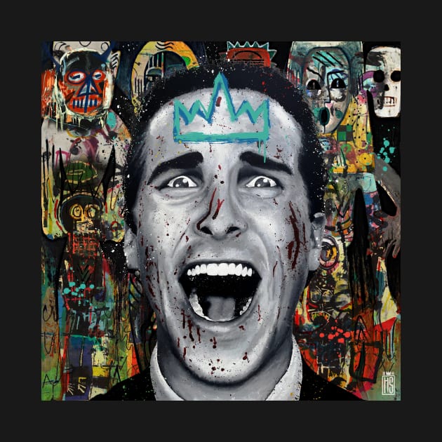 Patrick Bateman pop art by christian@heltsort.com