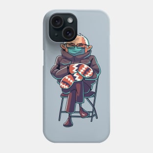 Bernie Sanders Inauguration Mittens Meme Phone Case