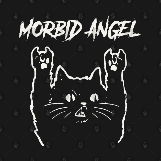 morbid angel metal cat by bubur ayam