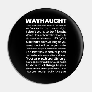 Wayhaught quotes Pin