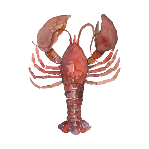 Watercolor lobster by KaylaPhan