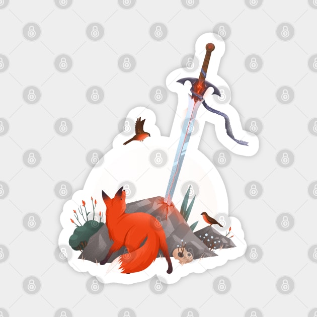 Fox and the Sword Magnet by Anniko_story