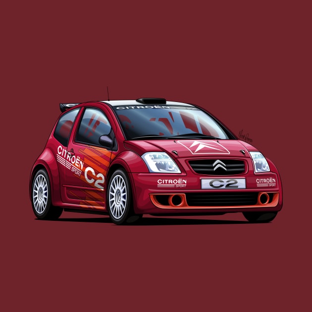 Citroen C2 S1600 - JWRC by Mario Ramos Rally Art