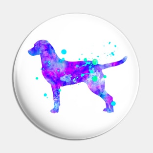 Chesapeake Bay Retriever Watercolor Painting Pin