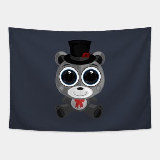 Teddy Bear - Classy Grey Tapestry