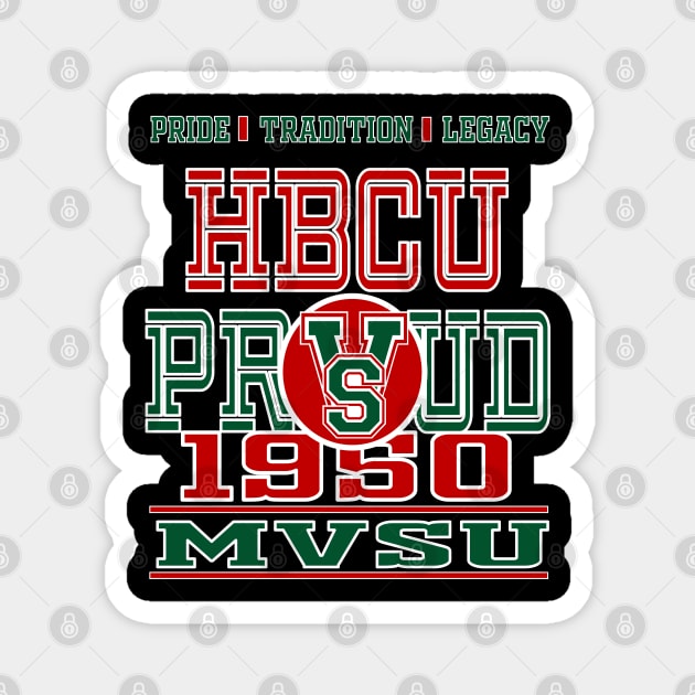 Mississippi Valley State 1950 University Apparel Magnet by HBCU Classic Apparel Co