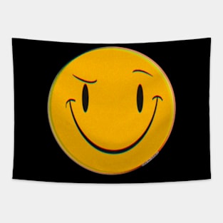 Yellow Smiley Face Tapestry