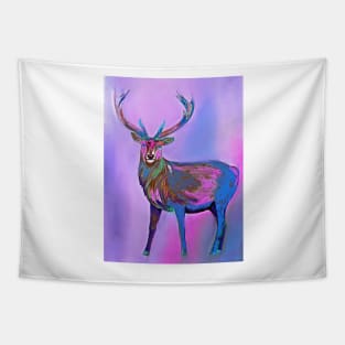 Deer Rainbow Tapestry