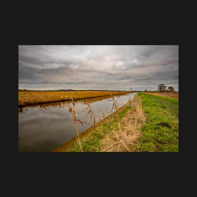 Norfolk waterway on a cloudy day by yackers1