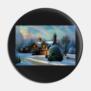 Winter landscape Pin