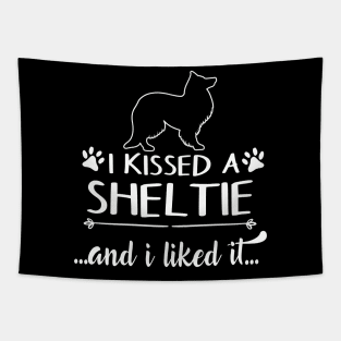 I Kissed A Sheltie Tapestry