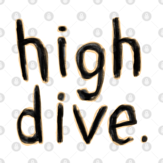 high diver springboard diving high dive by badlydrawnbabe