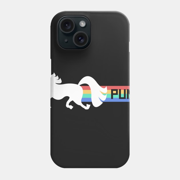 Random Punk Rock Unicorn Phone Case by MeatMan