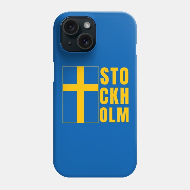 Stockholm Phone Case by footballomatic