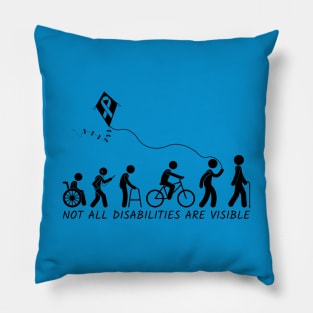 Spoonie Species: "Not all disabilities are visible..." Pillow