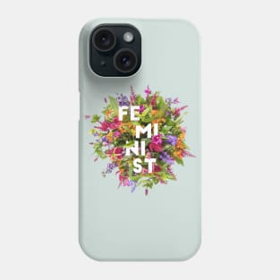 Floral Feminist Phone Case