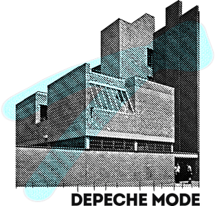 Depeche Mode Industrial Collage Fanart Tribute Magnet