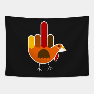 Thanksgiving 2020 Turkey No Thanks Grumpy Halloween Tapestry