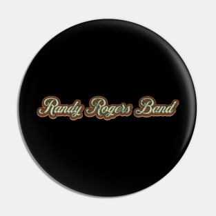 Randy Rogers Band Vintage Text Pin