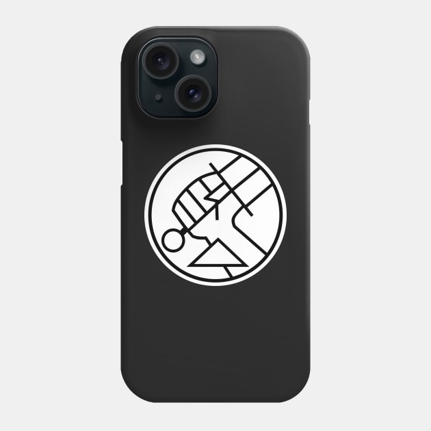 hellboy bprd Phone Case by Atzon