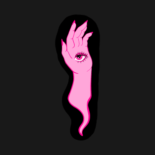 Spooky pink hand T-Shirt